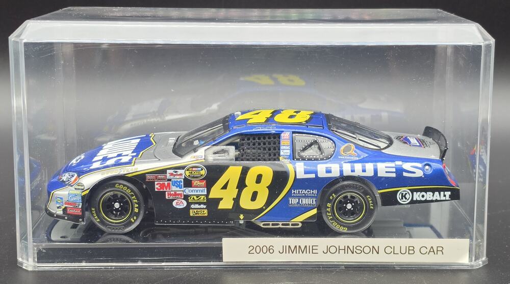 2006 Jimmie Johnson #48 Lowe’s RCCA Club Car 1:24 Action Diecast w/ Case & COA